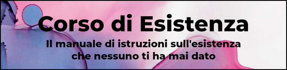 Banner libro corso di esistenza